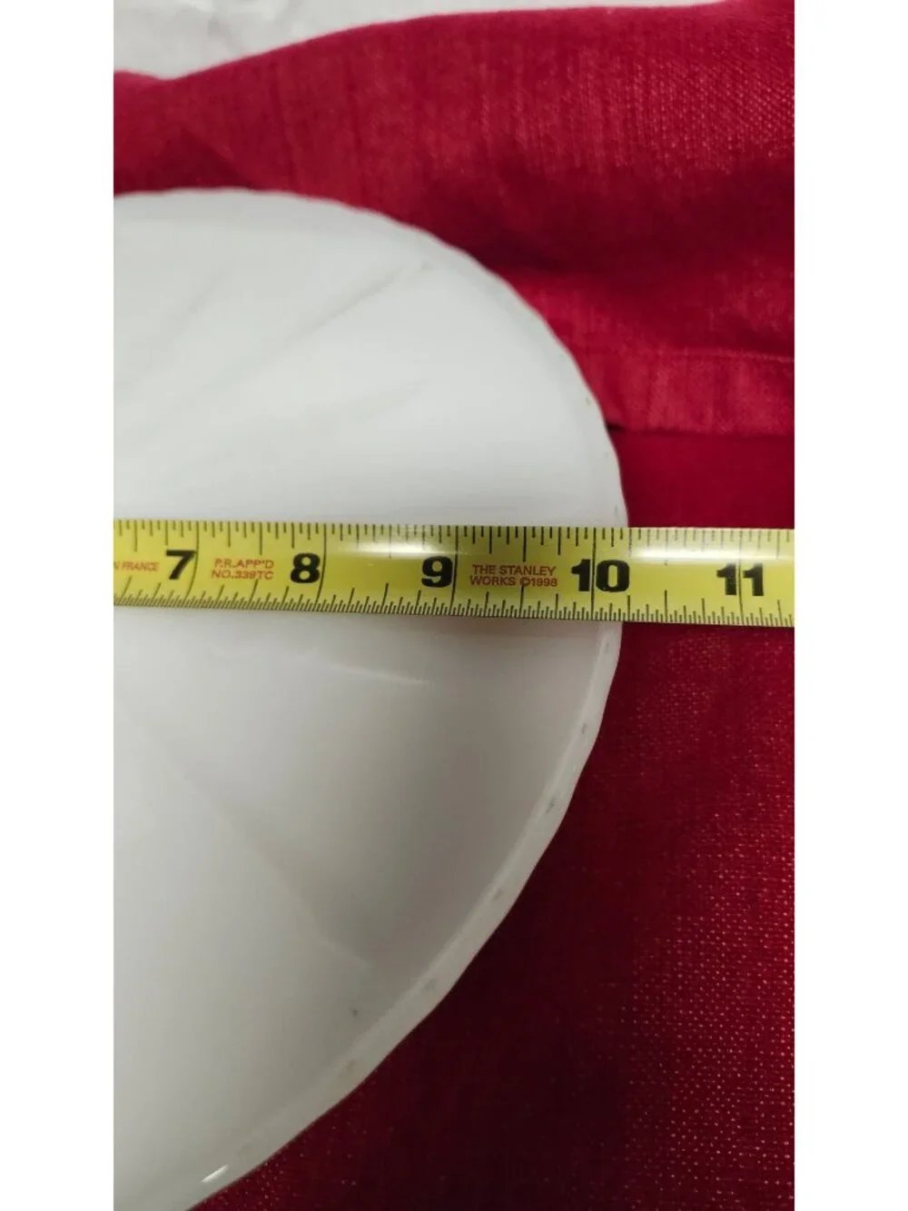 Milk Glass Cake Stand Pedestal Vintage Style